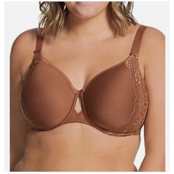 Elomi NWOT Size 36H Brown Charley Full Figure Spacer Underwire T-Shirt Bra - Picture 1 of 5
